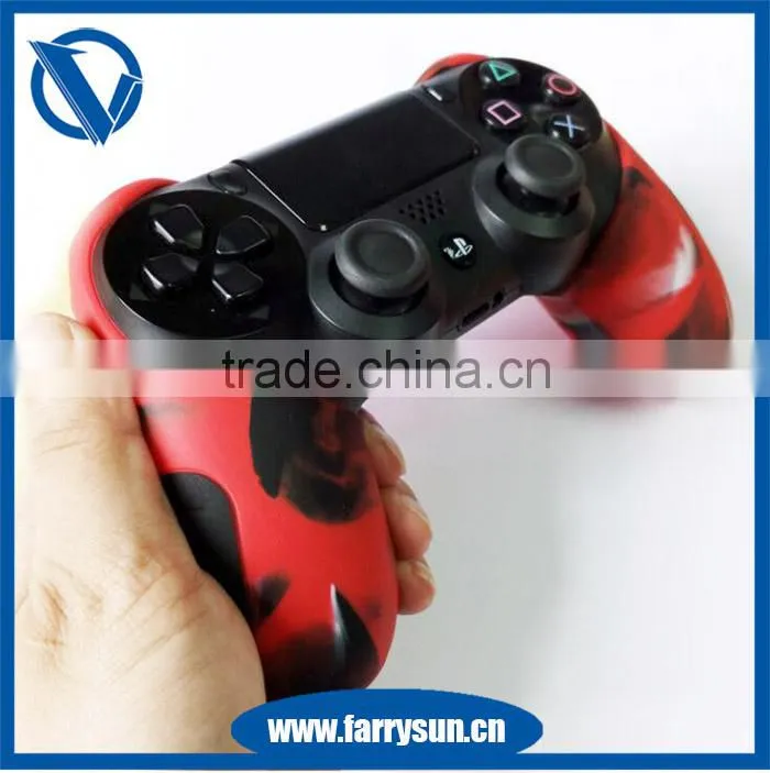 OEM cool and wild silicone Front and Back Housing Shell For PS4 Controller Shell