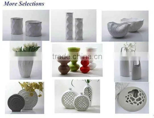 Silver plating Ceramic Vase