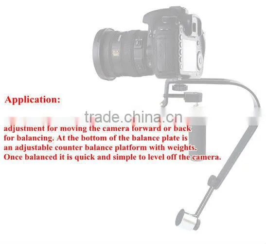 ET-DS02 Studio Steadicam Stabilizer for DSLR and Video Cameras, or Camcorder Video Camera Stabilizer