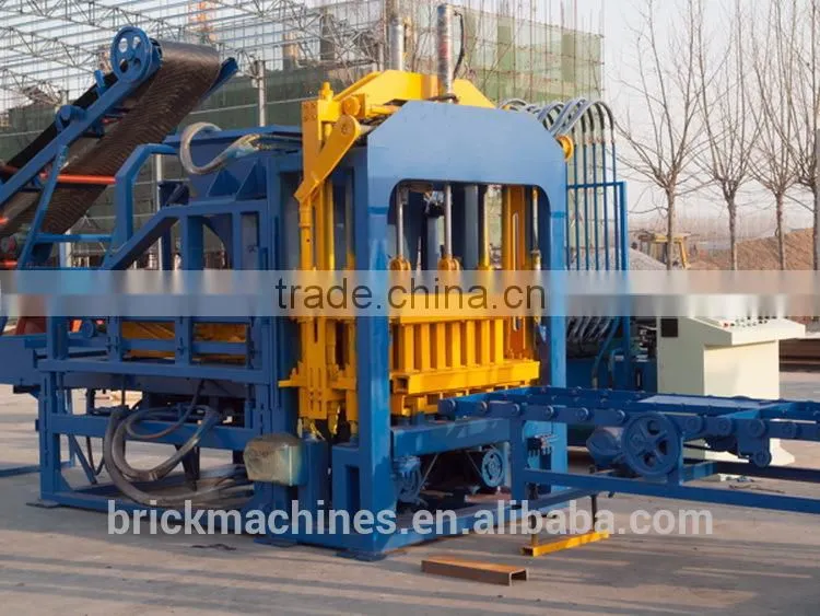 ultifunctional QT 6-15 Grave used Paving cheap concrete brick making machines Export Egypt