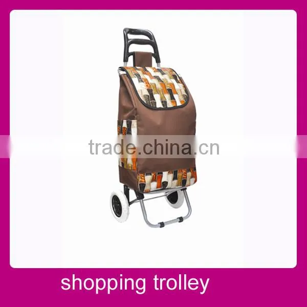 Fashion trolley bag plush bag
