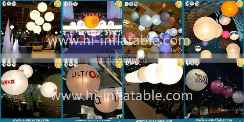 NEW!! Best-selling party stage decoration inflatable ball with led light and logo