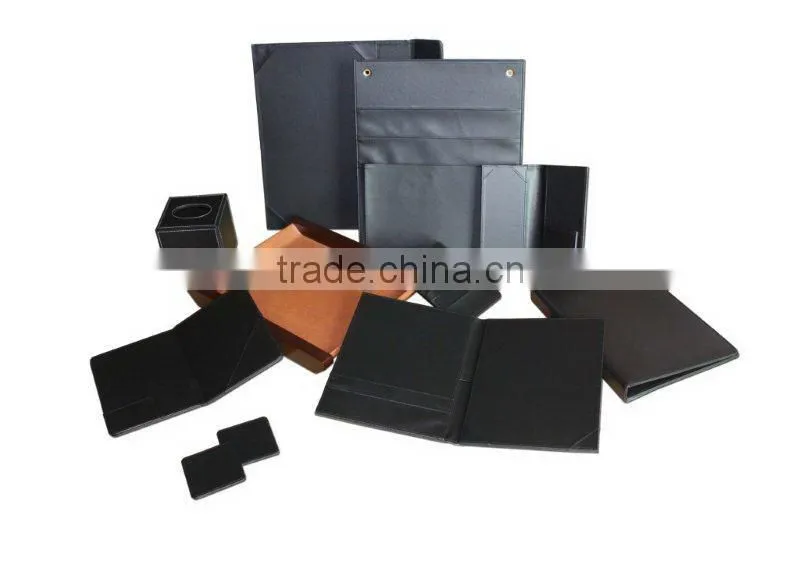 Hotel PU Leather Remote Control Holder , Hotel Supplies