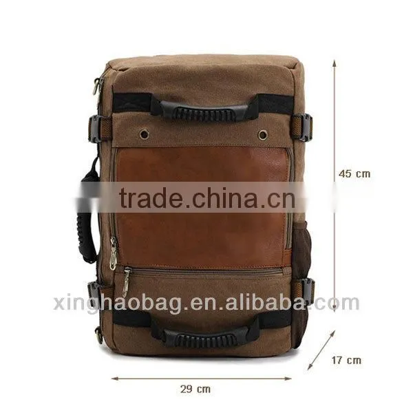 Vintage rucksack backpack bags with factory price