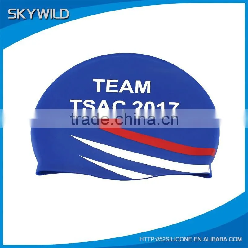 OEM/ODM custom silicone swim cap, fashion swimming cap