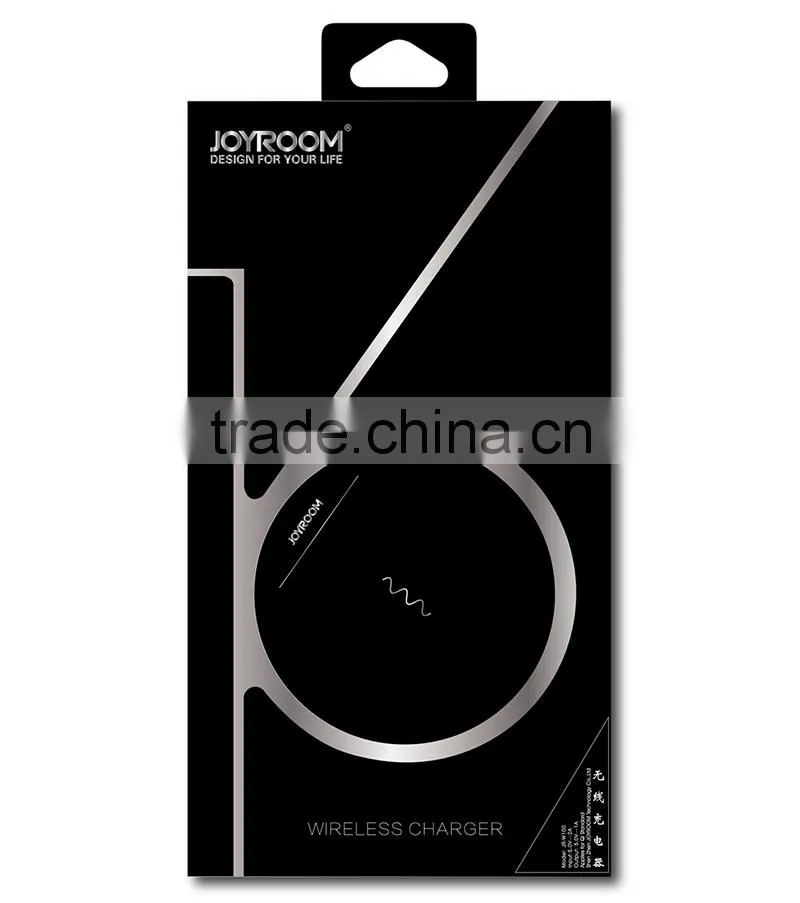 Joyroom Leather Metal W100 Wireless Charger for iPhone 6s 6Plus for Samsung S7 2A Output Quick Charging Wireless Charger MT-5685