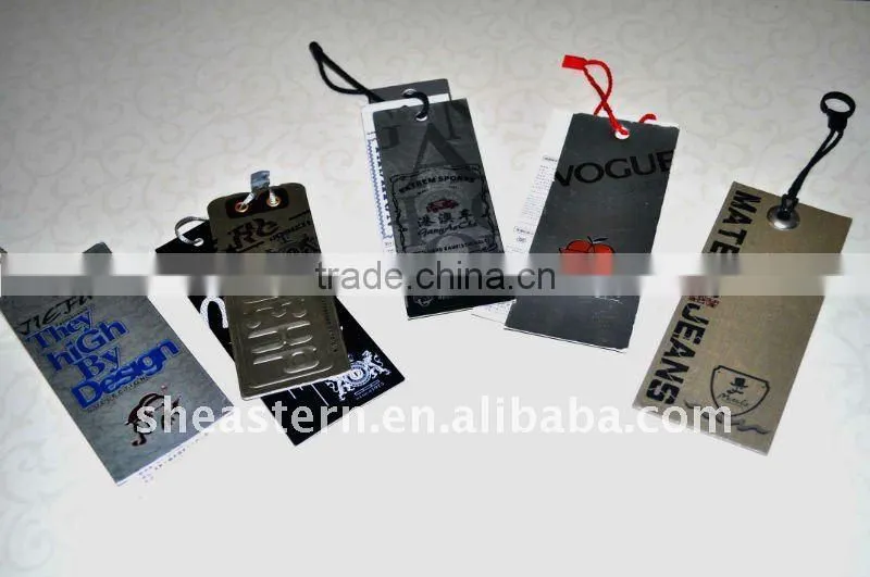 Custom paper hang tag