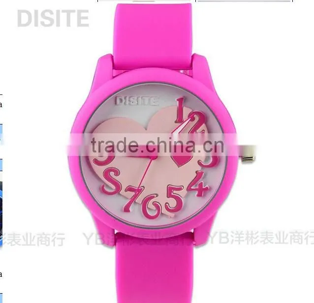 Current hot selling silicone japan quartz movt fashion custom design kids watch