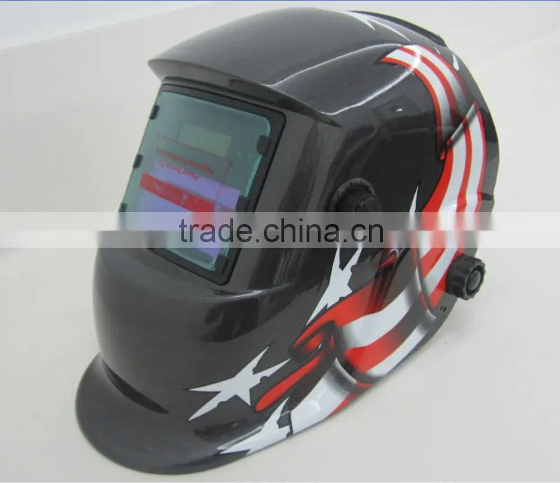 CE solar auto Darkening welding mask with Grinding and sensitivity and adjustable function