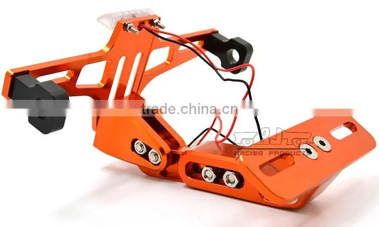 BJ-LPL-039 Recommended Universal Street Bike Aluminum License Plates Bracket with LED