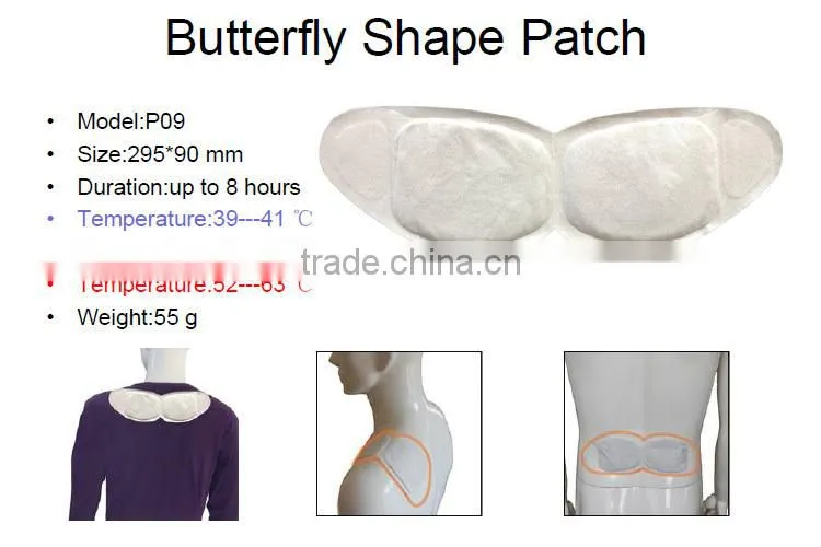 Butterfly Shape Back Pain Relief Patch With CE Class IIa Certificates