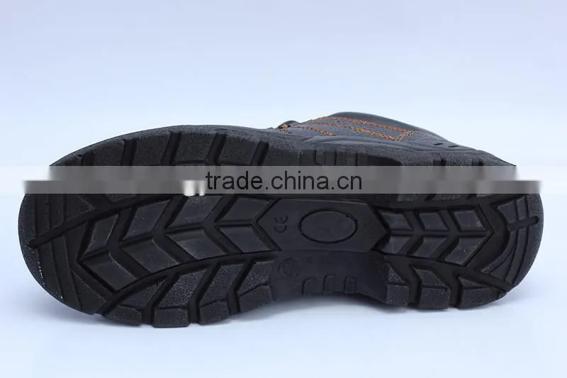 CE EN ISO 20345 PU injected outsole safety shoes in China 9037
