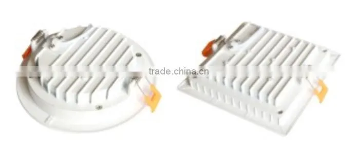 6w Led panel light/round and square panel light/2 years Warranty aluminum body
