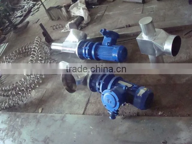 automatic flexible auger conveyor for pvc