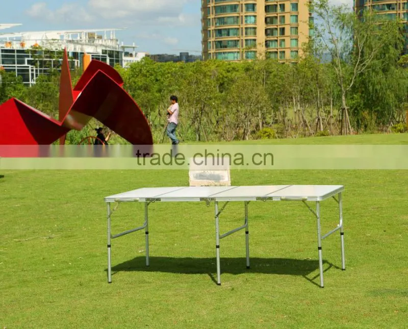 6ft Outdoor aluminum folding table picnic table beer pong table