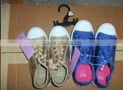 Europe beautiful girl causal shoes stock