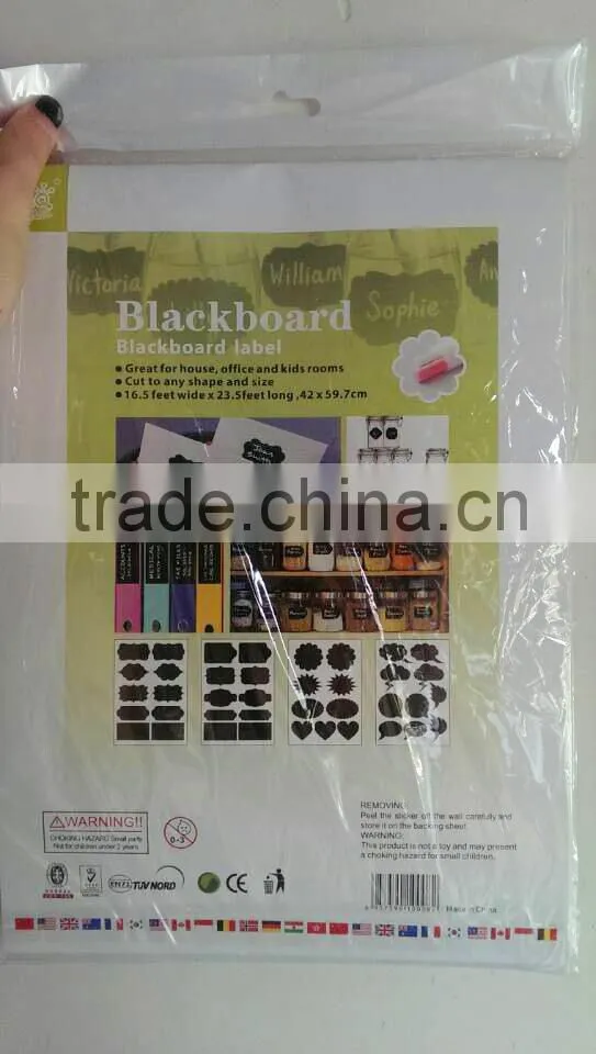 blackboard sticker removable chalkboard sticker on stock