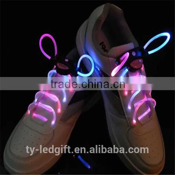 led flash shoe lace nylon nylon shoe lace led lighted