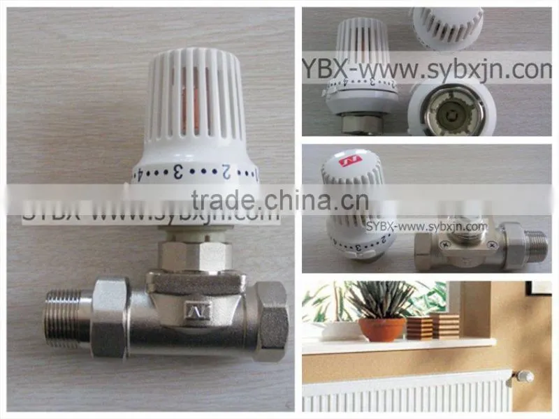Alibaba China supplier Manufacturer Brass 3/4" Thermostatic Radiator Valve
