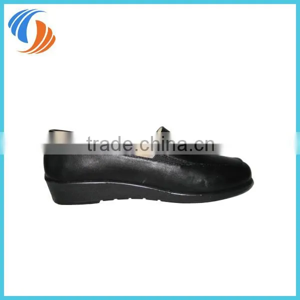 Women Black Casual Shoes PU Leather Shoes