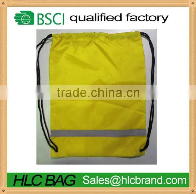 Hot Selling Promotional polyester drawstring bag HL-PB023B