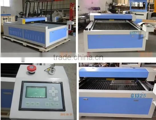 80w reci fabric cutting laser machine with auto focus G1325