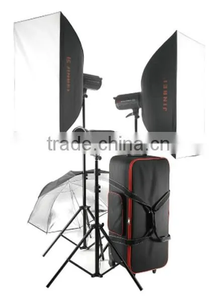 JINBEI DPSIII Series Professional Photo Studio Flash Kit 2, Photo Strobe Kit, Photo Flash Kit, Monolight, Photographic Equipment