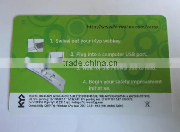 PVC business card