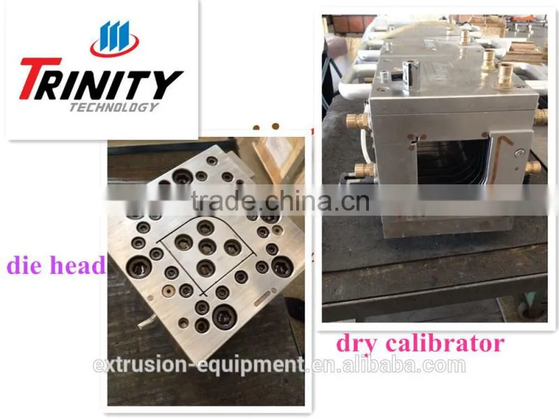 plastic whole line to make pvc windows and doors profiles