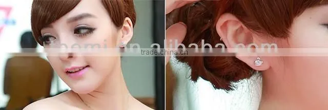 JINSE Swan Earrings For Cute Girls
