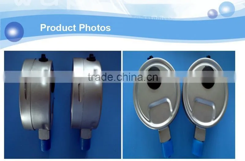 100mm Bottom Mount Stainless Steel Liquid Filled Pressure Gauge Exact