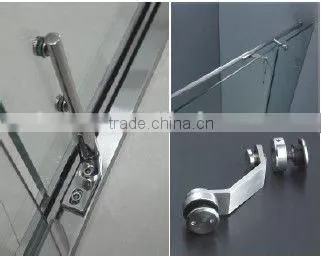 304 stainless steel two hinges types shower Door hinge shower door