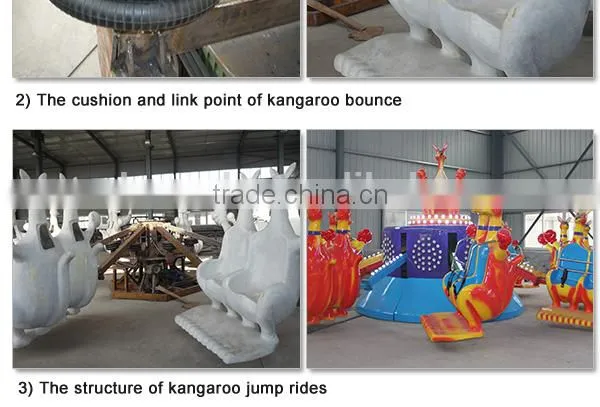 Changda colour customized outdoor fun game rides kangaroo jumping boots for sale
