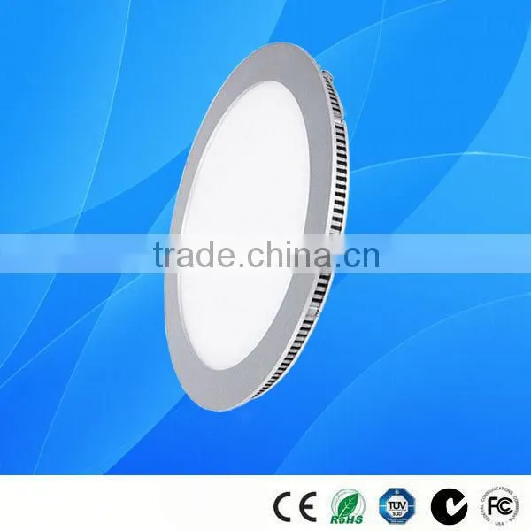 SAA CE ROHS round led pannel light 18w ultra thin 2700-6500K recessed led pannel light