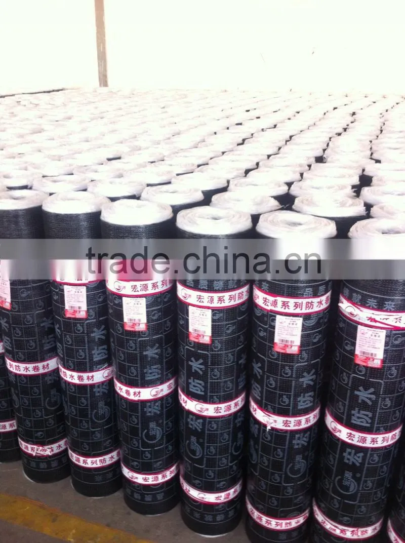 5.0 mm SBS Modified Bitumen Waterproof Membrane with PE