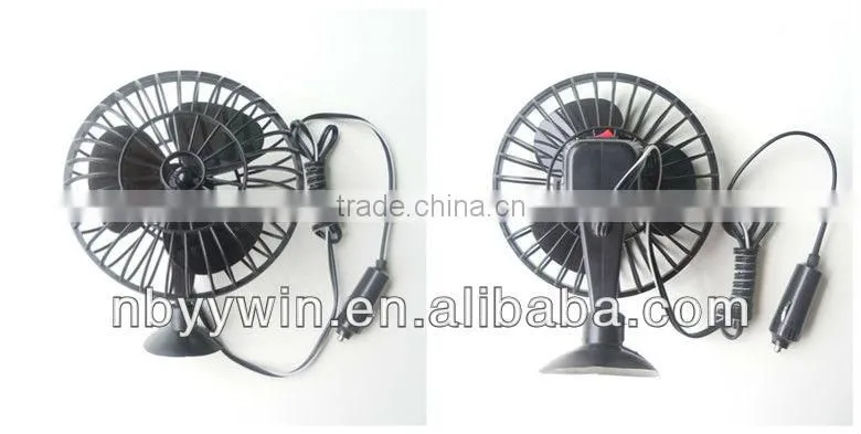 5 inch car fan with suction cup