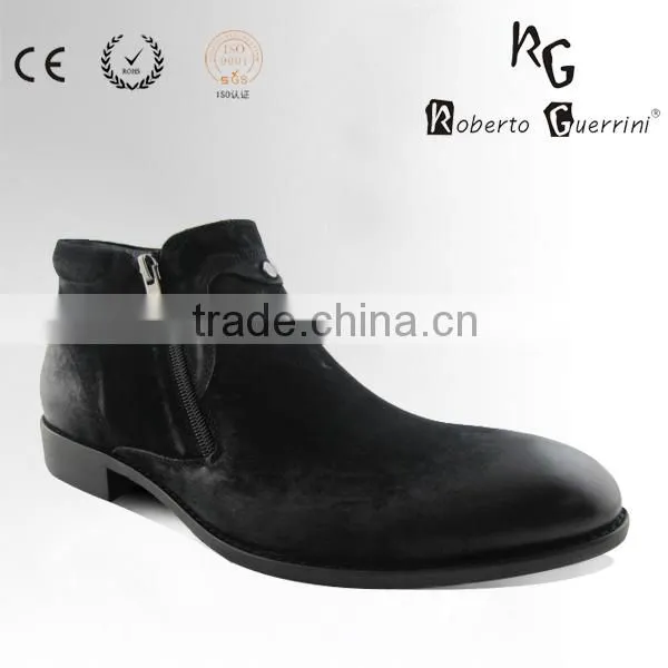 Genuine Leather High End Boots Men Italy Design