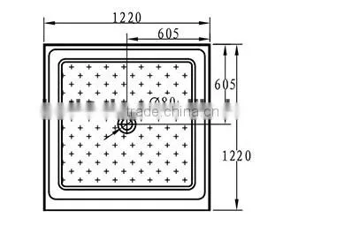 cupc acrylic shower base,strong shower base,america standard shower base