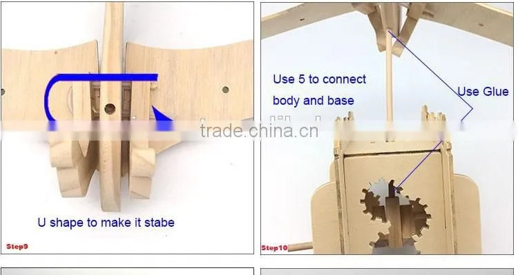 Best selling wooden Pterosaur learning toy in school lesson