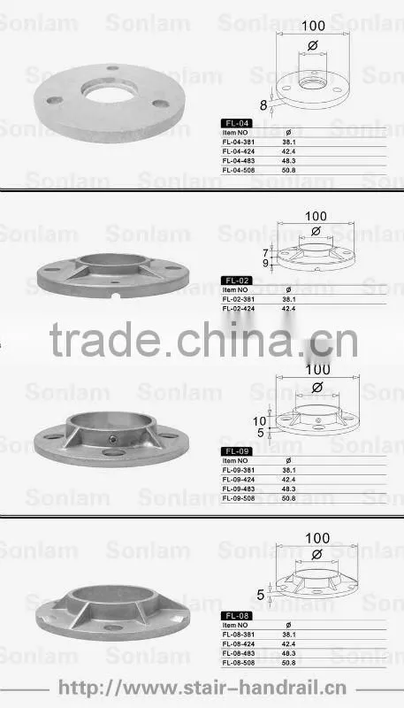 round pipe base plate
