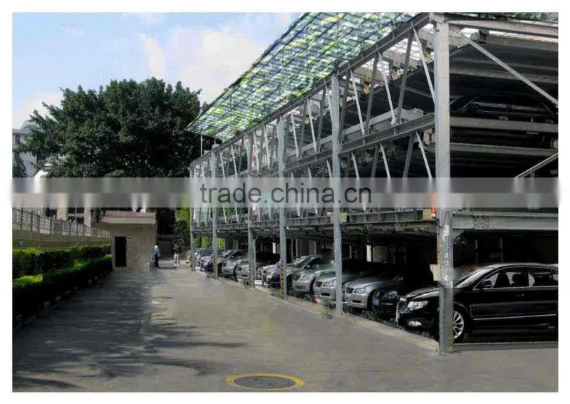 PSH Type Four Layer Puzzle Car Parking System With High Quality OEM Manufacturer