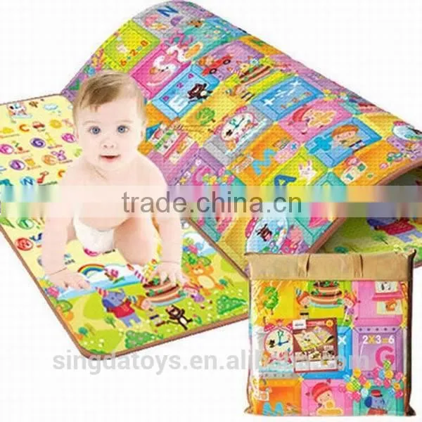 160 x 200 cm Letter height/animal 123 double patternPlay Mat