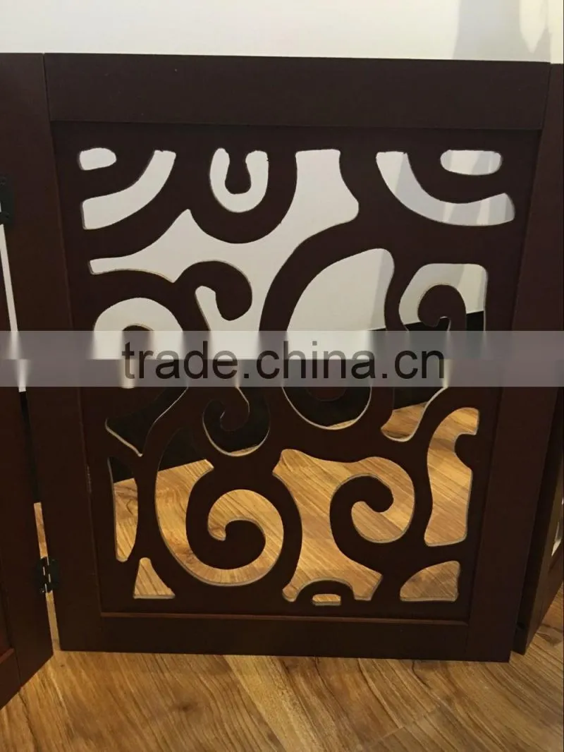 Foldable Indoor Wooden Pet Gate