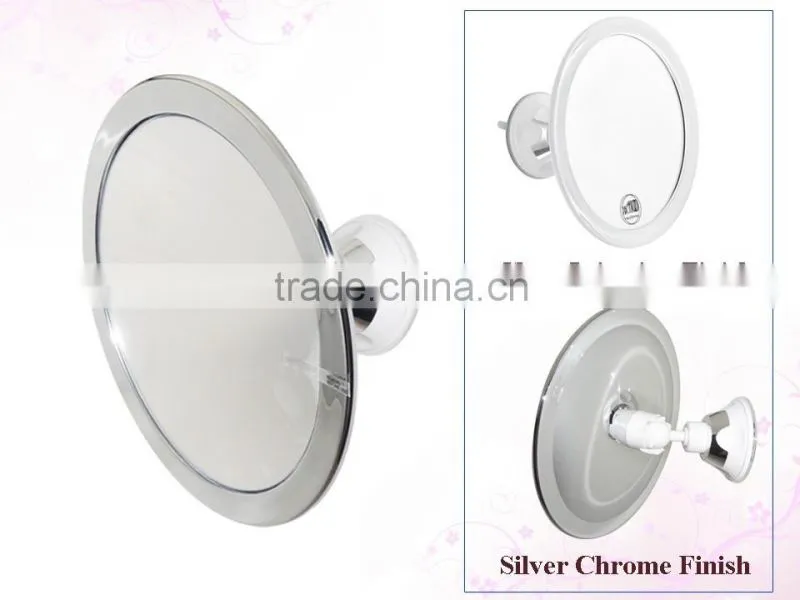 mirror wall mounted transparent bathroom makeup mirror