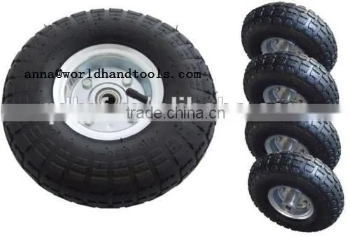 10" PNEUMATIC TYRES TRUCK TROLLEY BARROW TYRES with metal rim