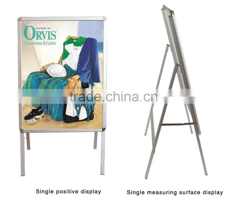 aluminum single/double side poster stand