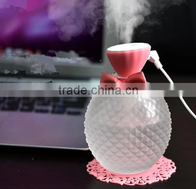 Mini Humidifier DC 5V room home Office decorative Air Diffuser USB Portable ABS Water Bottle Aroma Mist Maker