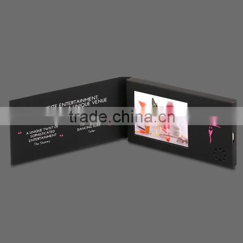 Popular LCD Video Greeting Card As Promotional Gift