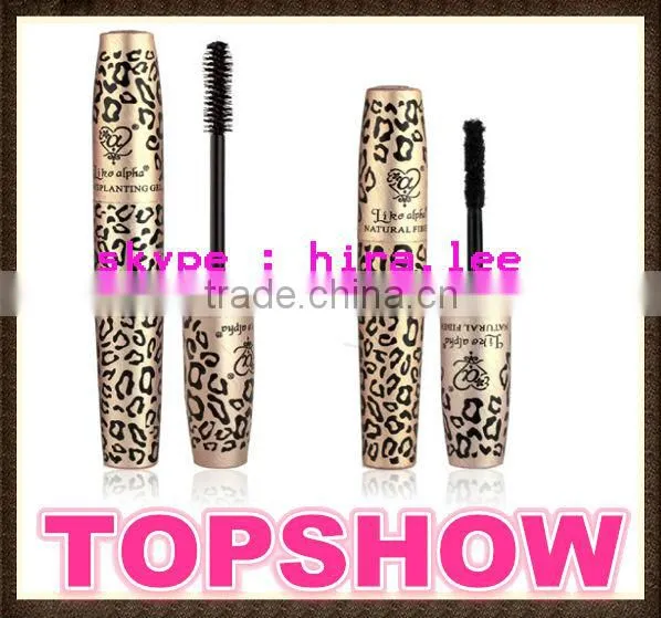 love alpha mascara 2pc in one box/eyelash fiber mascara/natural hair mascara