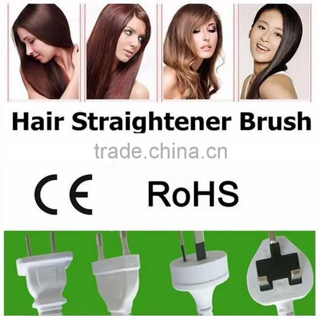 Latest Trending Products Zero Damage Electric Hair Straightener Brush with Sprayer